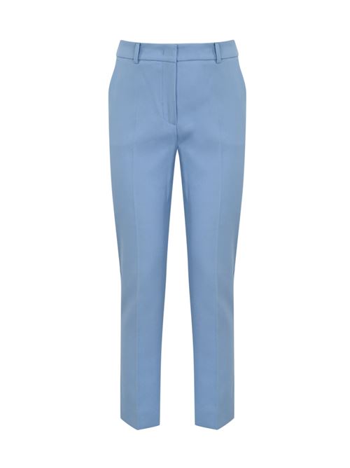 Pantalone a sigaretta Vite in cotone stretch Celeste WEEKEND MAX MARA | 2515131021600009